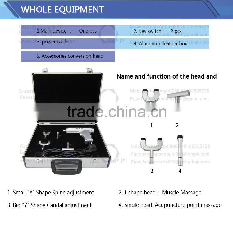 800N Factory price professional bone setting chiropractic adjuster