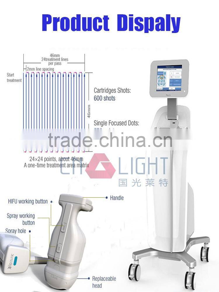 Merry christmas! professional high intensity focused ultrasound slimming weight balance lipo hifu machine