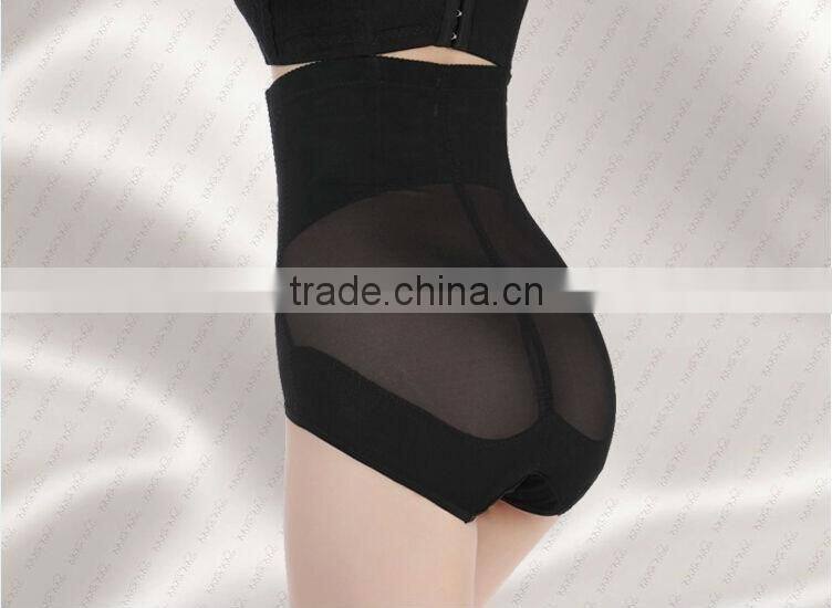 2014 New Design Women High Waist Tummy Control Body Shaper Briefs Slimming Pants Knickers Trimmer Tuck BLACK XXXL