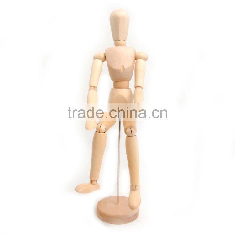 Flexible 8" Wooden manikin/art manikin/ artist manikin male