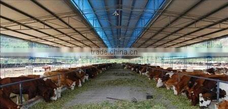 Pig farm MgO roof tile with Anti-aging film coat and fiireproof insulation of 5mm thickness,960mm width