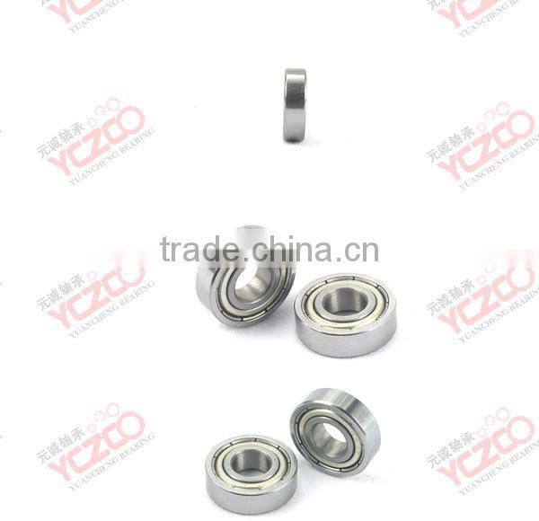 7*17*5 mm stainless steel 697 miniature deep groove ball bearing from Foshan