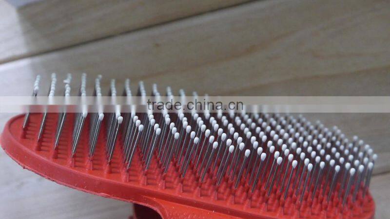 Rubber Dog Pin Brush