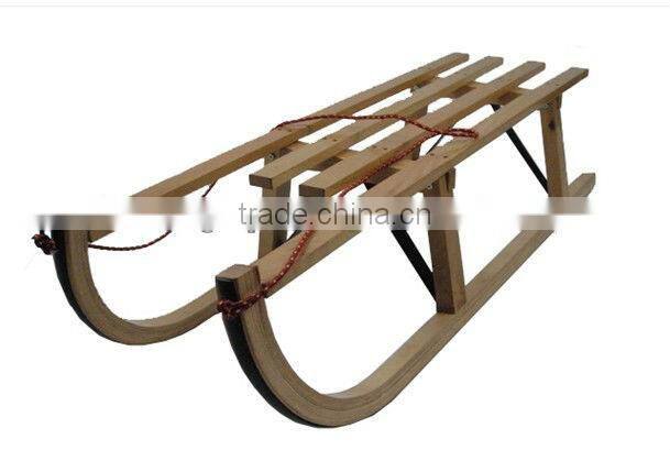 WOODEN SNOW SLEDGE