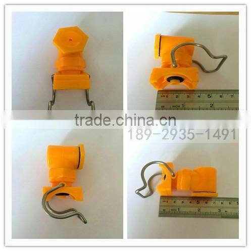 plastic Tangential hollow cone spray nozzle used in Vacuum Chamber