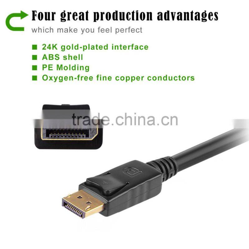 Voxlink new high speed gold plated DisplayPort TO VGA/Aduio/HDMI/DVI cable adapter for macbook