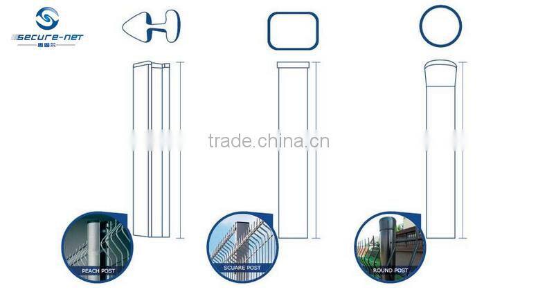 Twin wire mesh fence with double wire border metal fencing