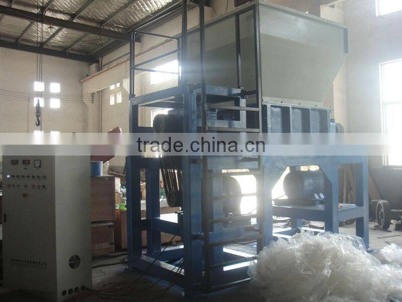 special design pp non-woven film and jumbo bags double shaft shredder