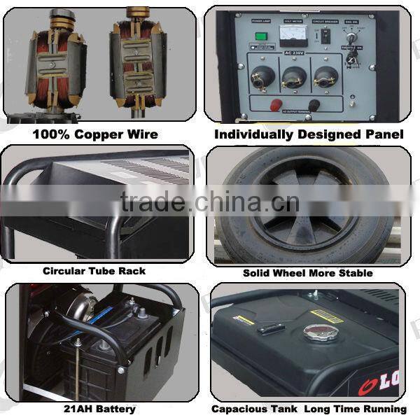 LZ13500 10KW Three Phase Air Cooled Gasoline Generator Price