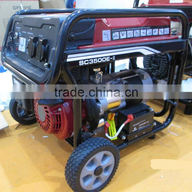 3.2KW Gasoline Engine Generator Sets SC3500E-II