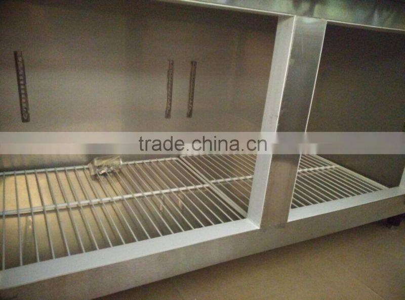 Jieguan Stainless steel Under Counter Freezer TW-1800 TEL: 0086-13632272289