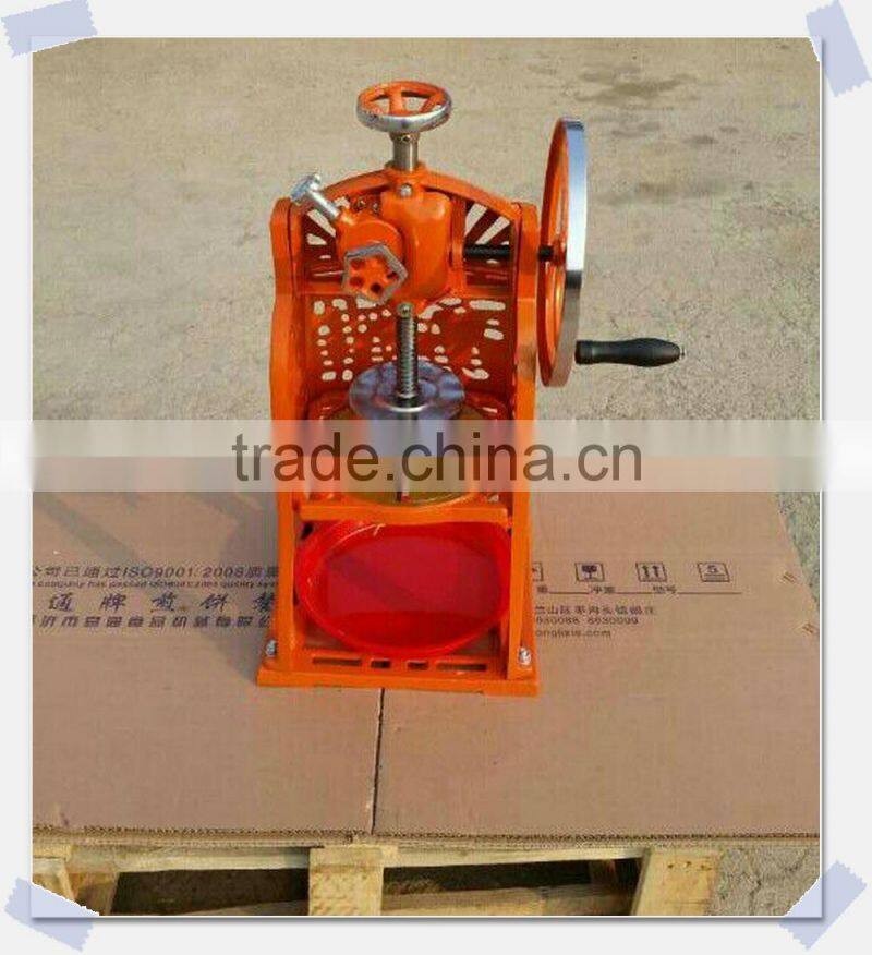 Maunal good used ice block shaver crusher machine for sale
