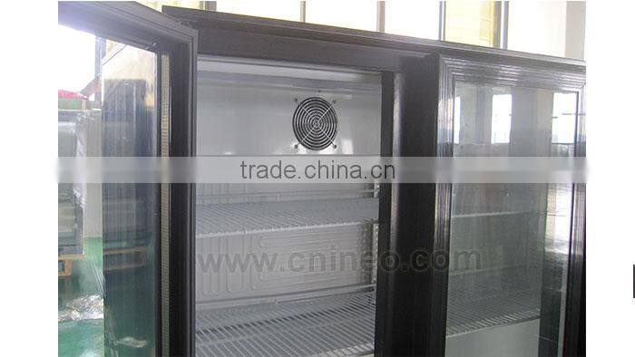 Glass Door Back Bar Wine Refrigerator/Conventional Freezer And Refrigerator/Commercial Display Refrigerator
