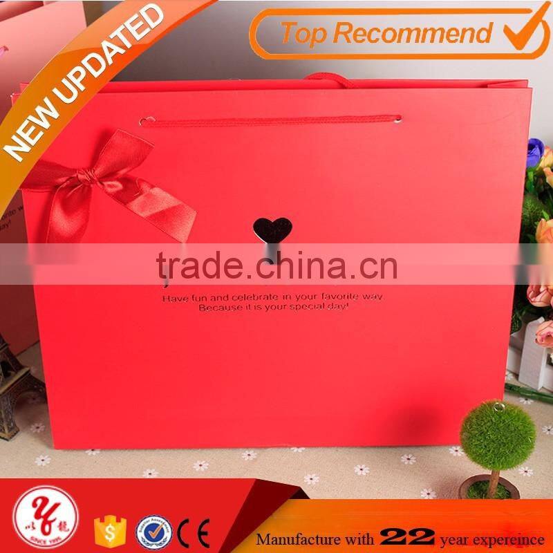 Red wine packaging paper bags for wine