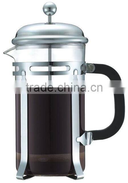 Steel straight frame coffee plunger teacoffee maker teacoffee plunger