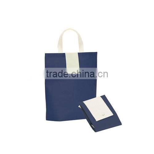 Disposable foldable shopping bag with 35cm handle