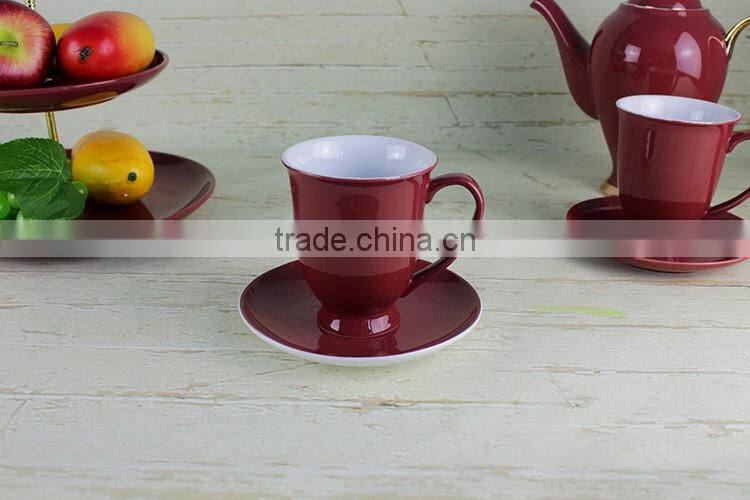 Factory suppliers novelty tableware ceramic chinese dragon tea sets