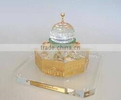 2016 hot sale crystal Mosque islamic wedding favors