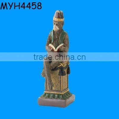 Designer Resin wolf statues