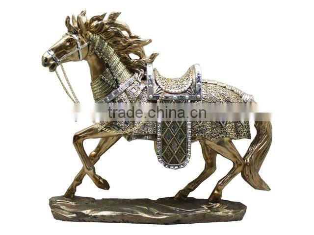 2014 new decorative resin horse sculpture