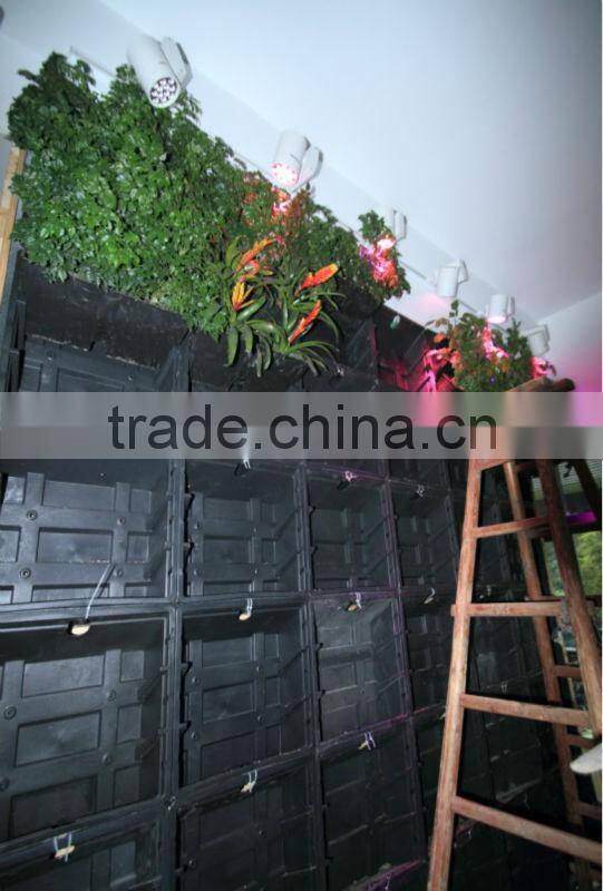 SOL 2015 NEW DESIGN vertical green green wall planter plastic green wall planter