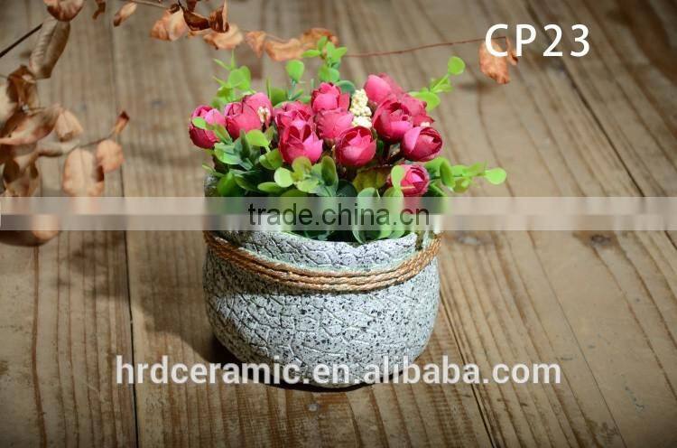 2016 decorative garden cement flower pot