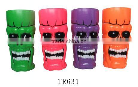 Novelty design Halloween party eco-friendly plastic drinking water cup