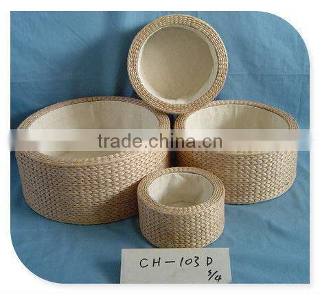 wheat straw storage basket & Corn husk storage basket