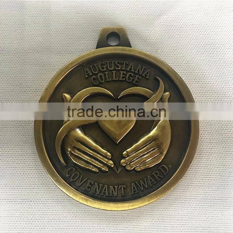 Custom vintage golden coins conference commemorative coin