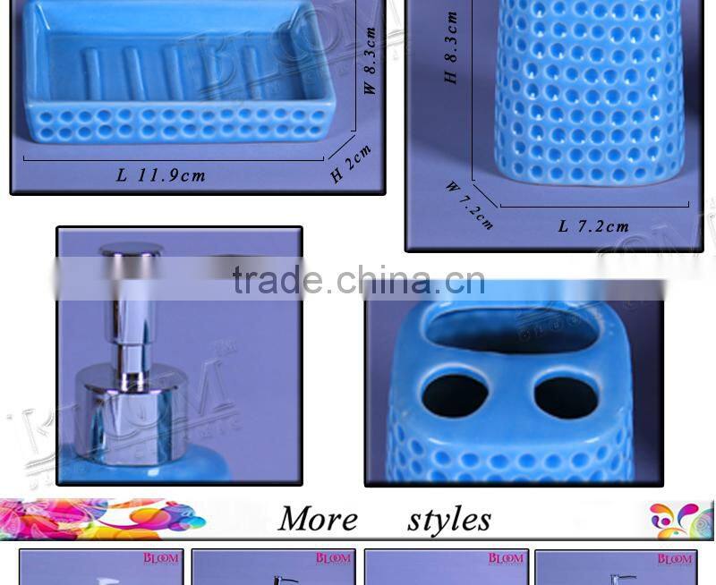 New design 4 pcs bathroom accessories bathroom set