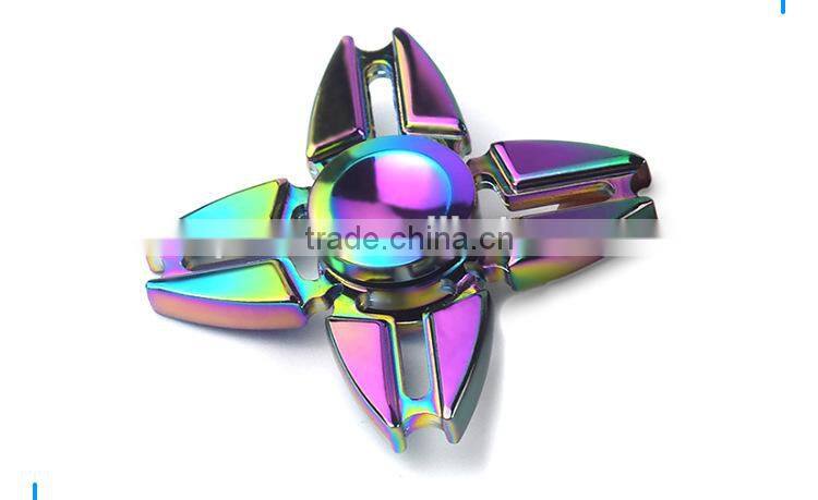 Top selling nice design alloy material fidget spinner toy