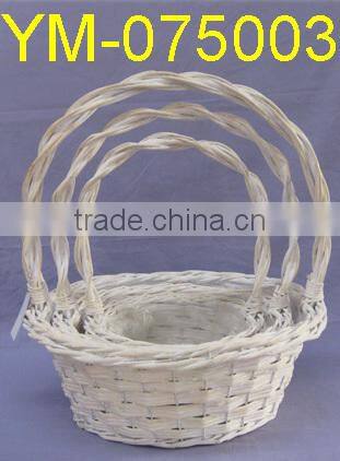 Large Willow Garden Basekt With Liner