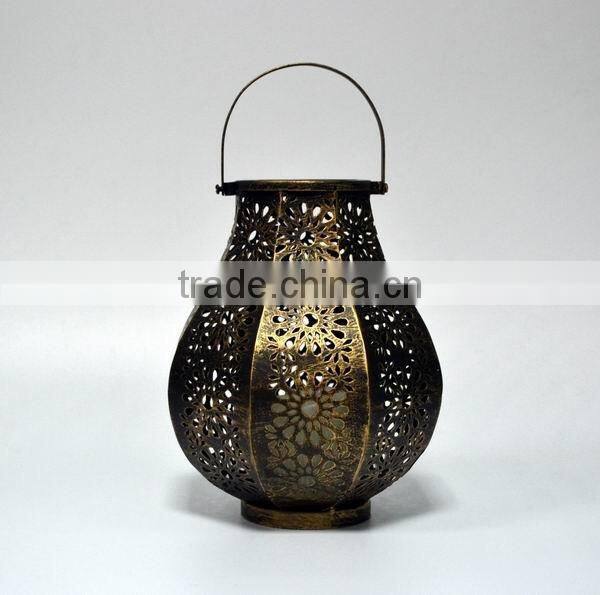 Moroccan copper lantern