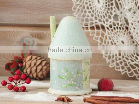 Christmas Wood Box House