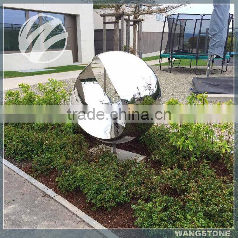 Stainless Steel Garden Eye Modern Abstract Sculpture