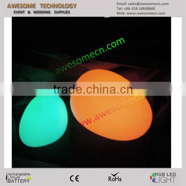 waterproof color changing led luminous stone lamp / event decoration