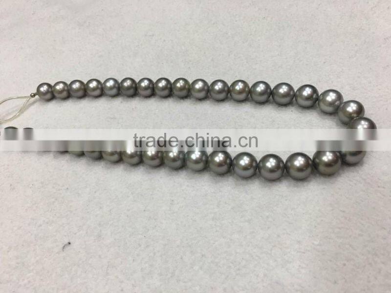 Wholesale 9-10mm Grey Tahitian Pearl Strands
