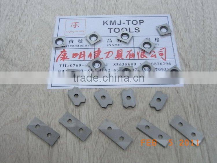 Insert cutters for edgebanders