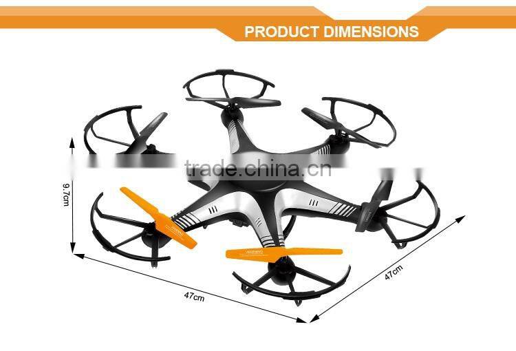 2.4g rc quadcopter drone radio control toy with light fpv racing drone