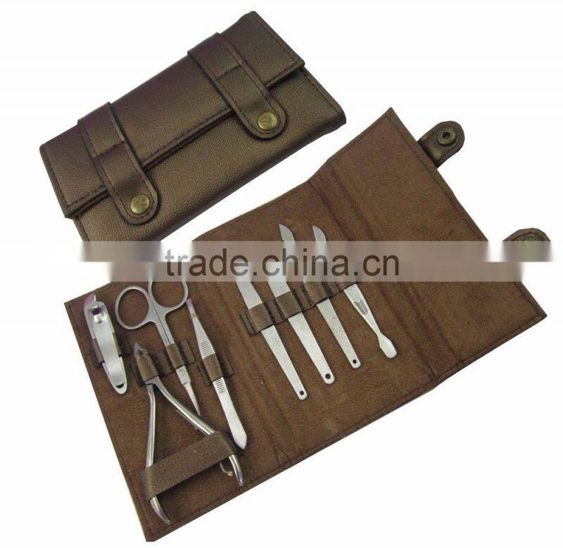 Fashional Leopard Print Pouch Nail Care Kit