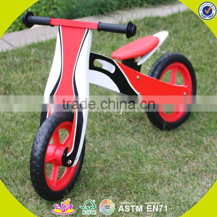 2017 New design wooden balance bike toy lovely wooden balance bike toy baby wooden balance bike toy W16C131