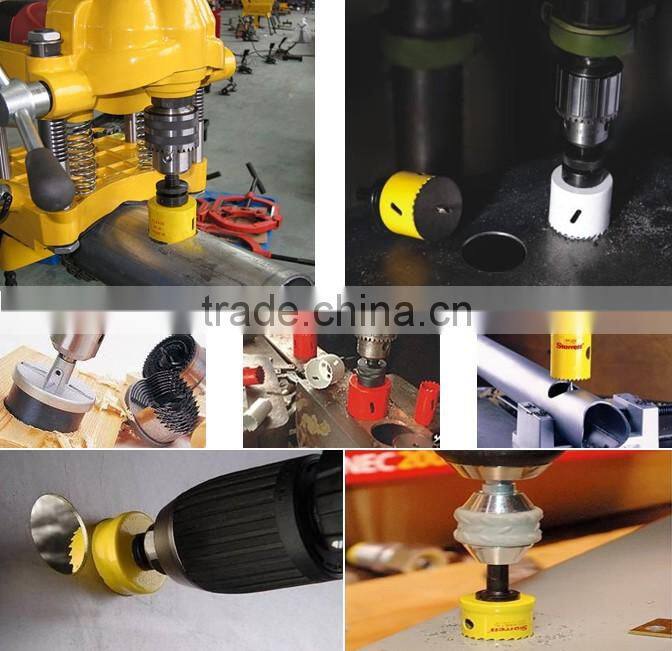 60mm M16 HSS Hole Saw Cutter Drill Core Bits Kit Set Carbide Tipped HSS Bi-Metal