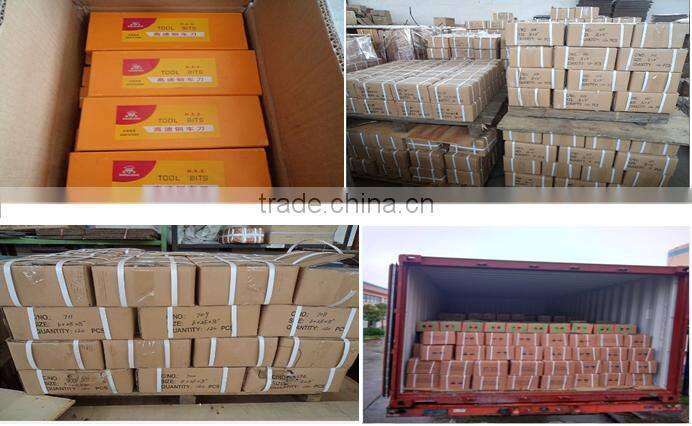 8" square HSS lathe tool bits round rectangular