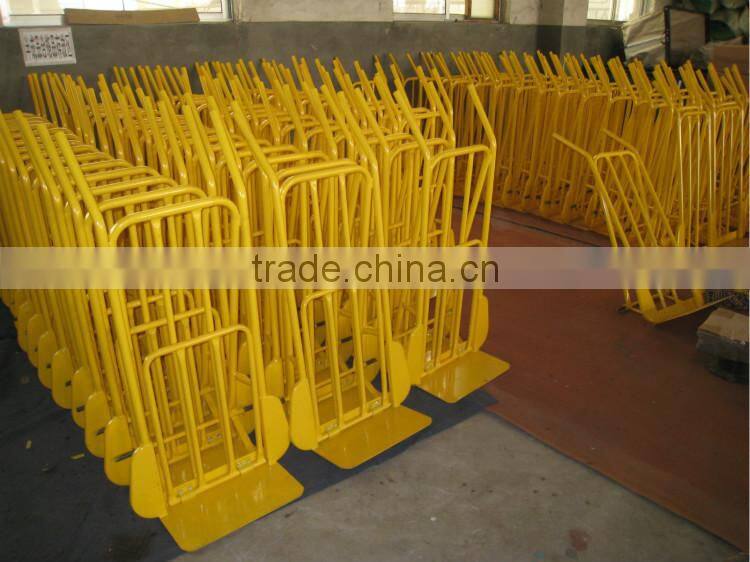 steel material heavy duty hand truck with removable extensive toe plate