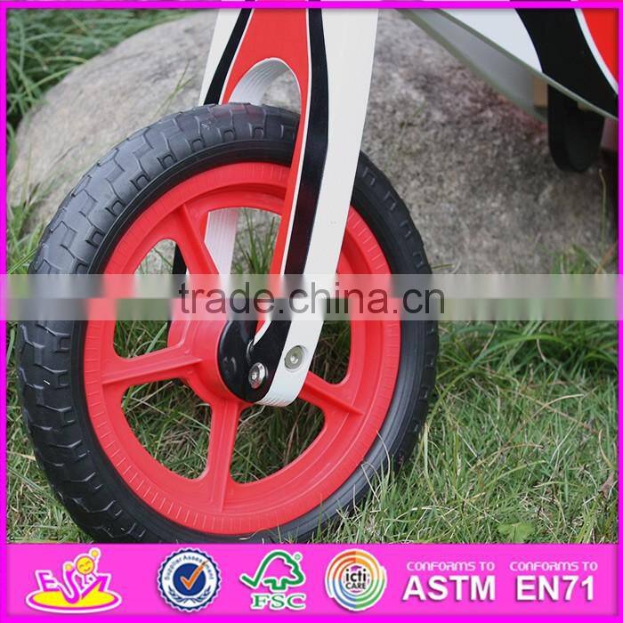 2016 new design preschool wooden balance bikes for toddlers W16C131