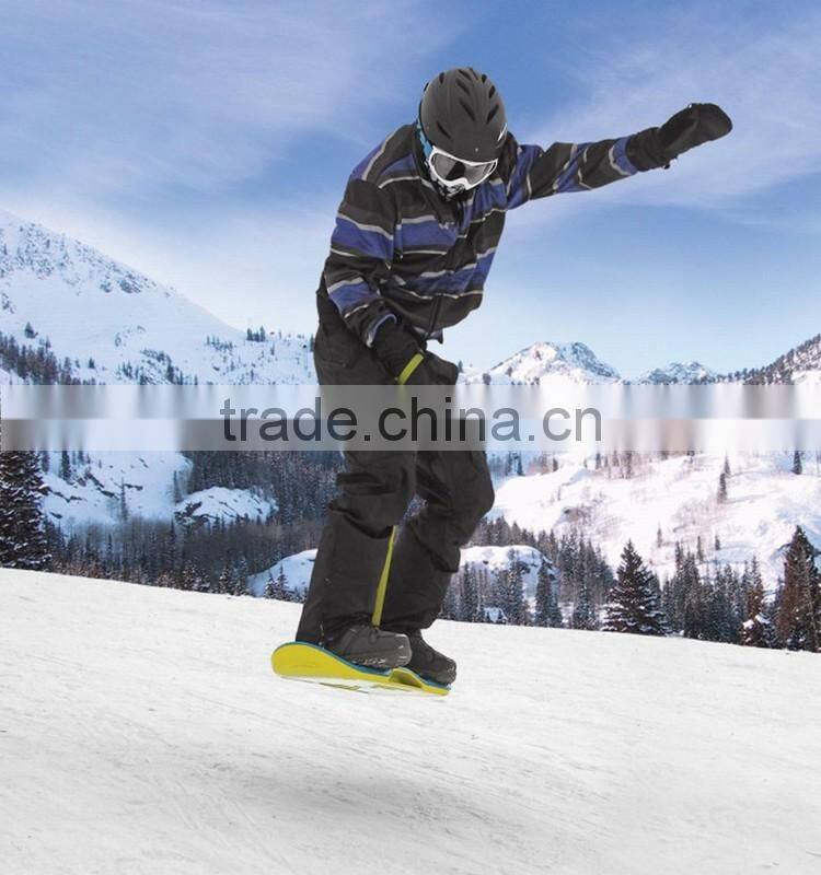 New shred snow skate with adjustable Handle for Stability & Tricks,bottom ridges and unique side grabs