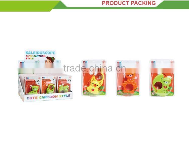 Most popular mini plastic toy small toys kaleidoscope keychain