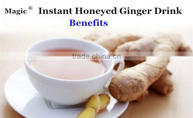 100% Natural Instant Honeyed Ginger Drink, Instant Lemon Ginger Tea Caffeine Free