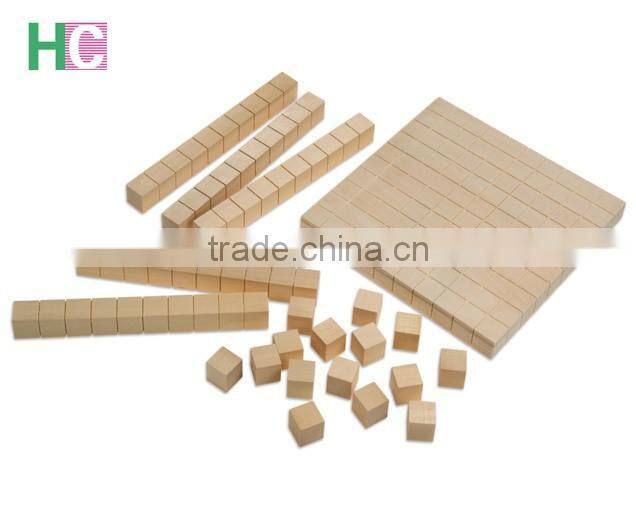 custom unfinished wood DIY cube toys