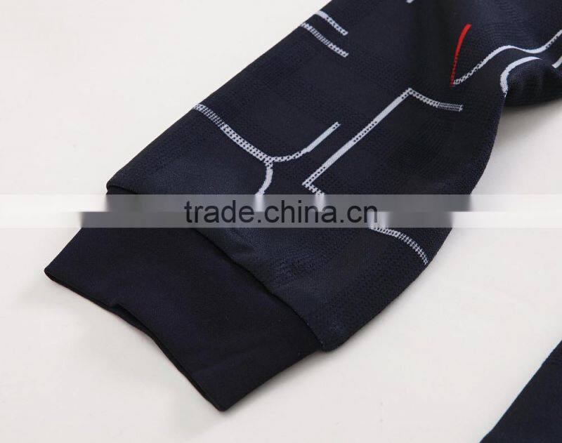 Men's Long sleve v-neck fashion T-shirt